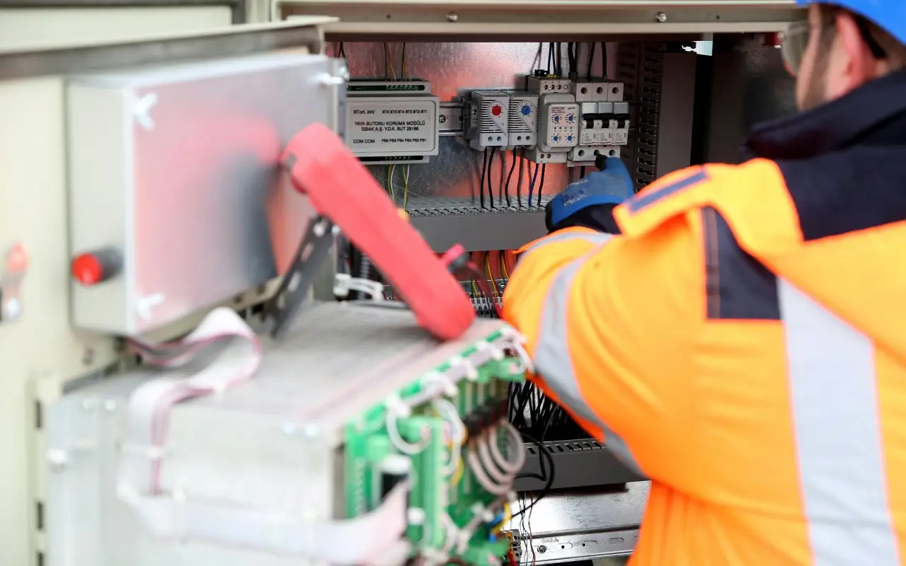 probando la conexión eléctrica